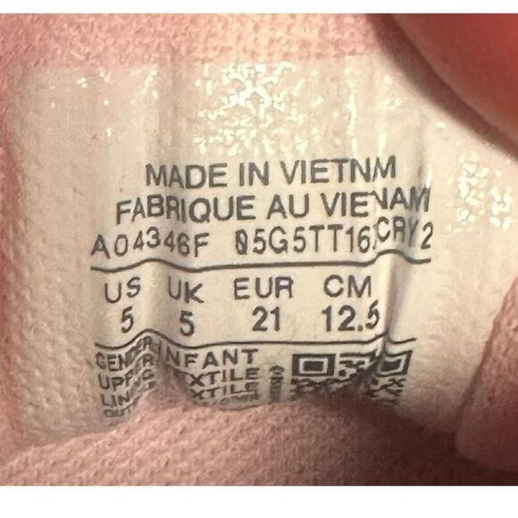 Converse Chuck Taylor All Star Rave Sneaker Toddler Size 5 Pink Purple Ombre New - Picture 12 of 16